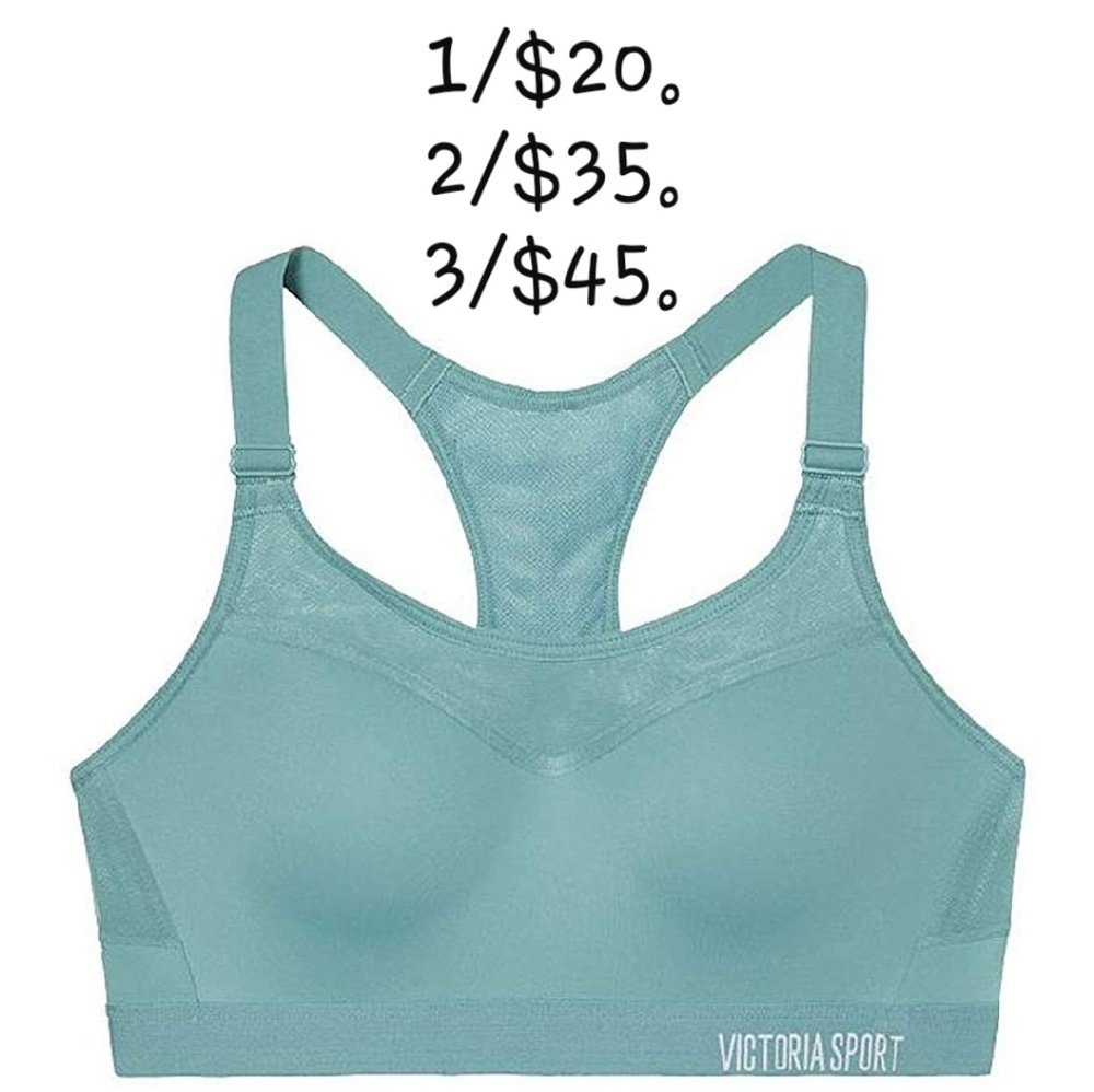 VICTORIA'S SECRET MAX Sports Bra 38 DD. Green
